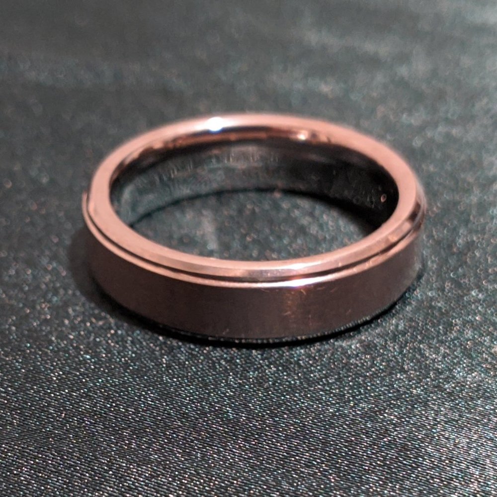 Plain tungsten band
